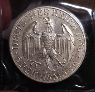 1929 A Germany 5 Reichsmark Graf Zeppelin