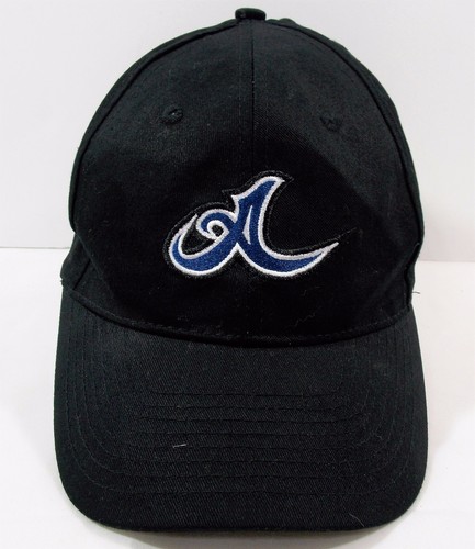 Gorra de béisbol negra con azul ""A"" para camioneros sombrero trasero ajustable sombrero talla única - Imagen 2 de 10