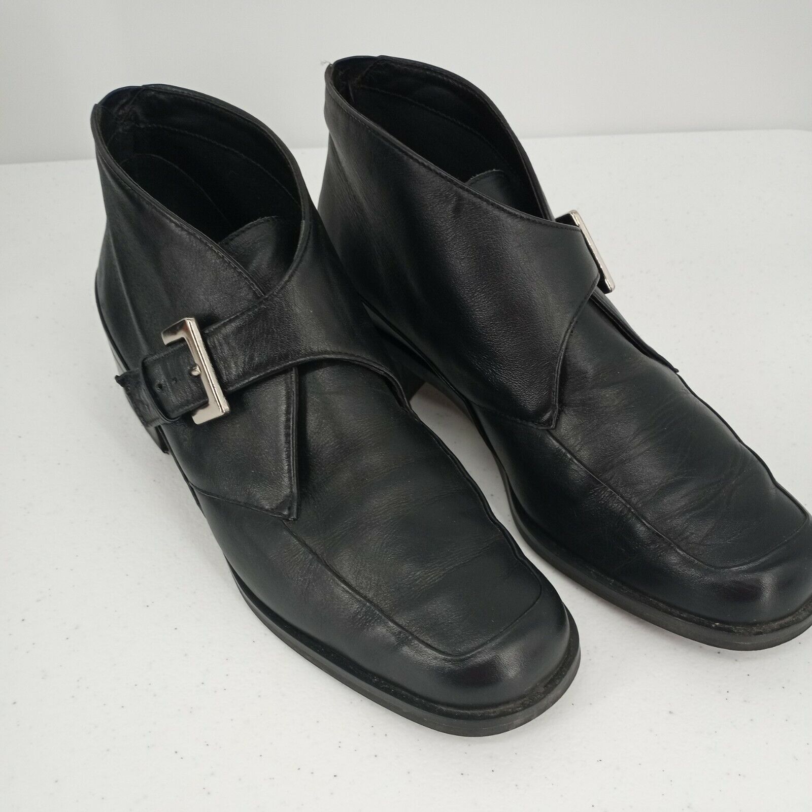Etienne Aigner Womens 7.5M Dorian Black Leather A… - image 1