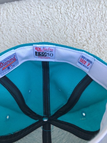 Florida Marlins Baseball Hat New Era MLB Size 7 Diamond Collection - Picture 13 of 14