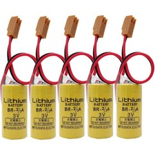 5 x BR-2/3A 3V 1600mAh Li-ion Battery for Fanuc A98L-0031-0006 BR-2/3A