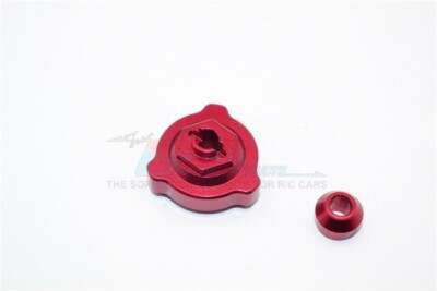 GPM Aluminium Slipper Shaft Bearing Adaptor Für Traxxas Slash 4X4 - 2 Stück, Rot, Ersatzteil Für RC-Modellauto