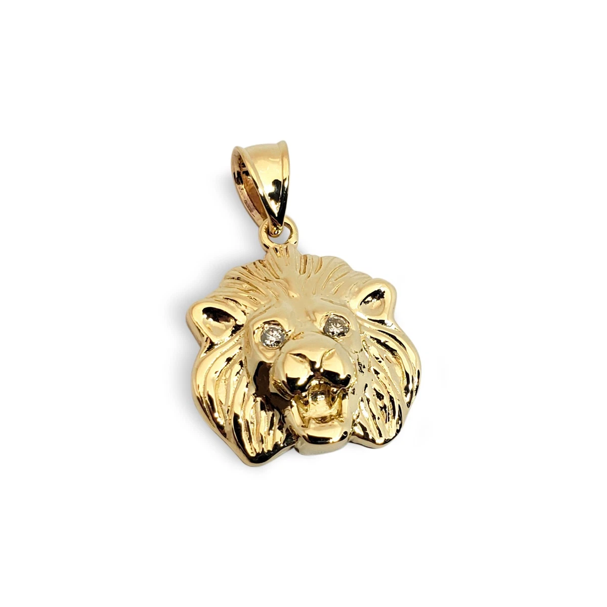 Small gold hotsell lion pendant