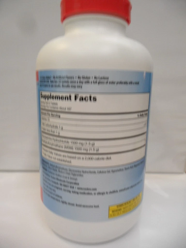 Glucosamina HCl 1.500 mg con MSM 1.500 mg dos comprimidos al día 375 comprimidos Foto 2 de 3