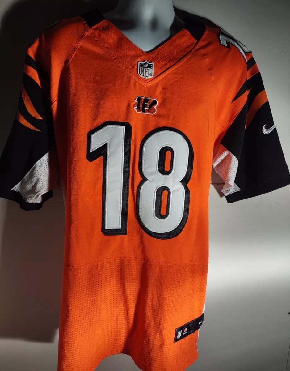 AJ Green On Field NFL Stitched Jersey Nike Orange Size 52 XXL Cincinnati  Bengals