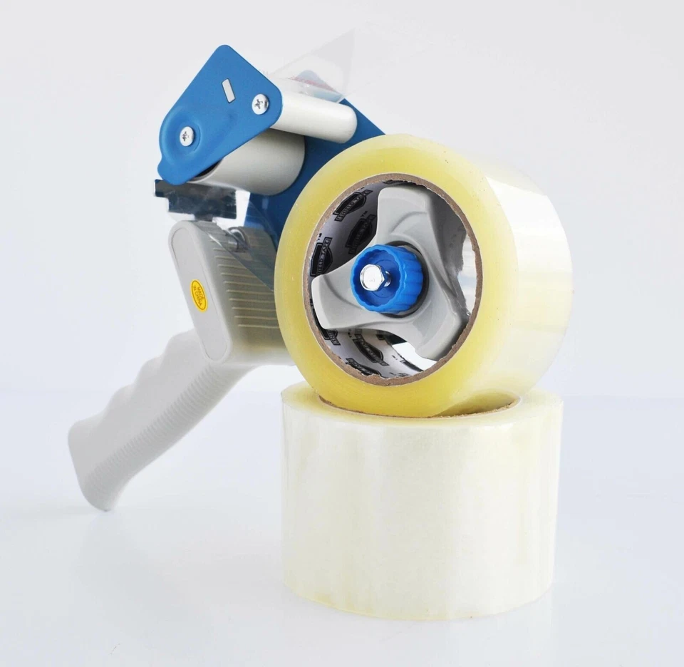 Caja de cinta de embalaje 2 rollos "Uline" embalaje 2,0 mil 2" x 55 yardas (165 pies) boxeo Foto 2 de 4