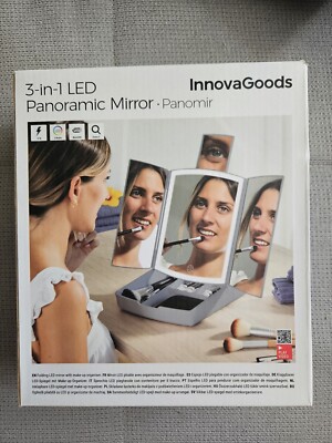 3-in-1 LED Panoramic Mirror