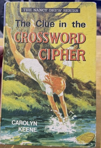 NANCY DREW 5 The Clue in the CROSSWORD CIPHER Carolyn Keene  HB 1971 Collins T05 - Imagen 1 de 4