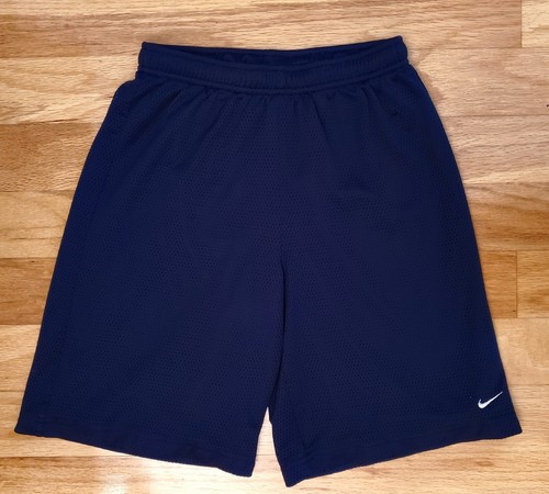 Vintage Y2K Youth Nike Mesh Shorts Size 14 Large Spell Out Logo Basketball - Picture 4 of 9