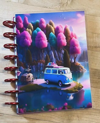 *Camping Colorful Scene* Cover Set 4 use w/ TUL/Arc (8 disc) Planner-