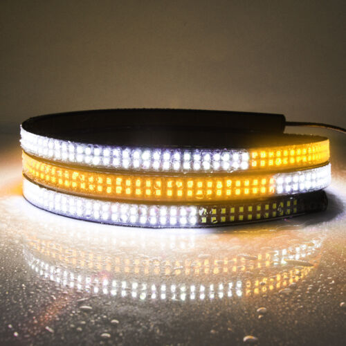 Emergency Strobe Lights Strip 2 PCS 70 Inch LED Running Board Lights Bar Hazard - Picture 19 of 23