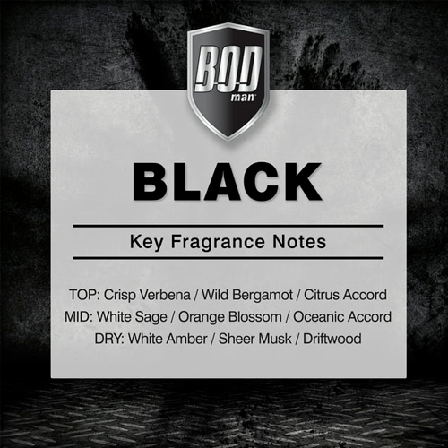 BOD Man Fragrance Body Spray, Black, 8 fl oz NEW eBay