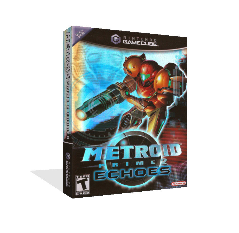 Metroid Prime 2: Echoes Game Cube Box Art Case Insert Cover