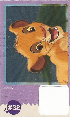 STICKER. STICKER. DISNEY PIXAR REVONS TOYS. THE LION KING. SIMBA #32