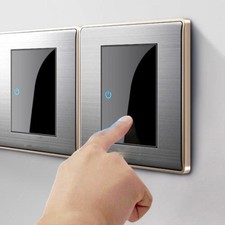 LED 146 Dual switch stainless steel panel 1 2...