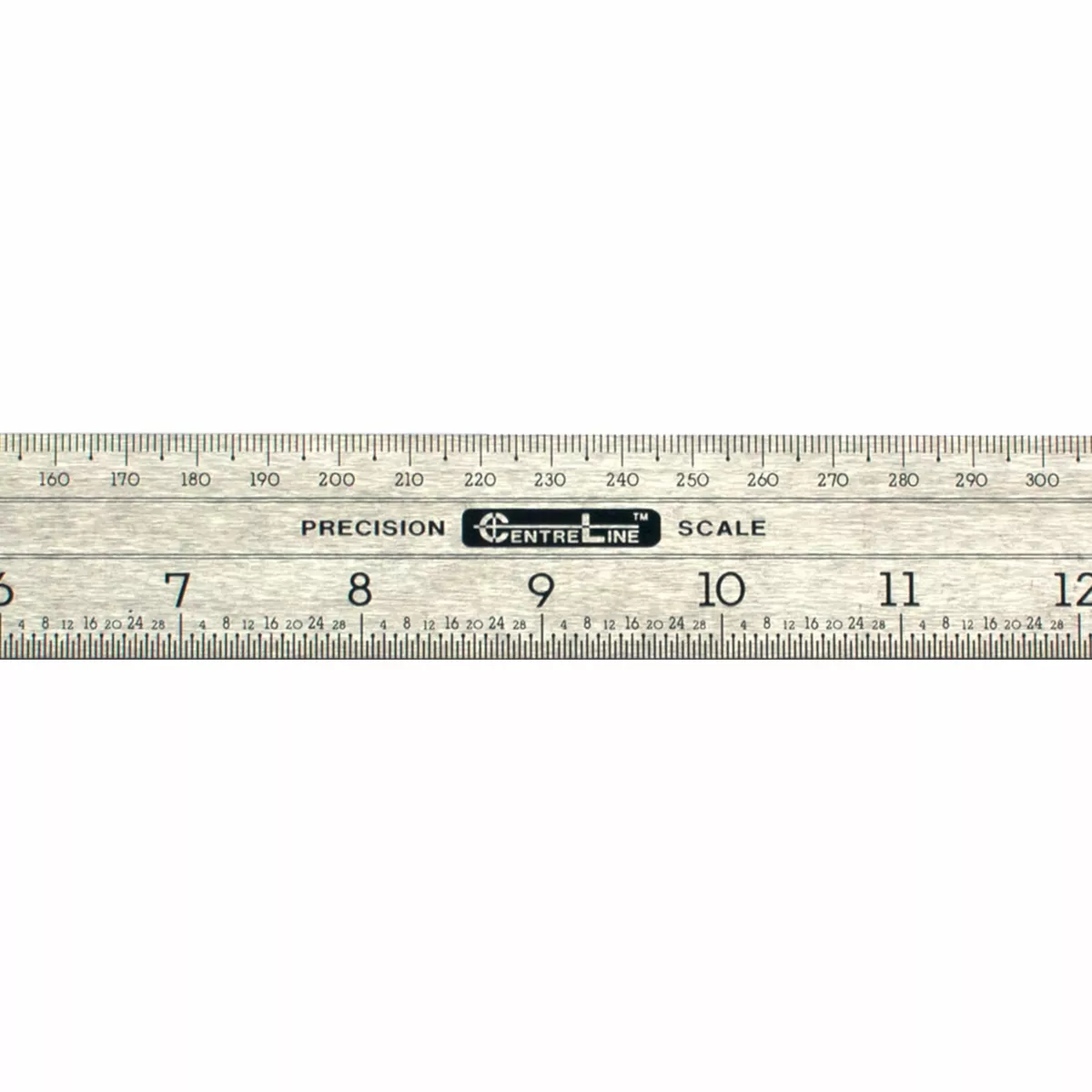 18 Inch Ruler Stainless Steel mm, 1/32 with Cork Back Made in USA