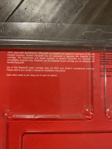 Staples  inkjet print cartridge blk  compatible hp  49a Remanufactured 2 Pack - Picture 7 of 10