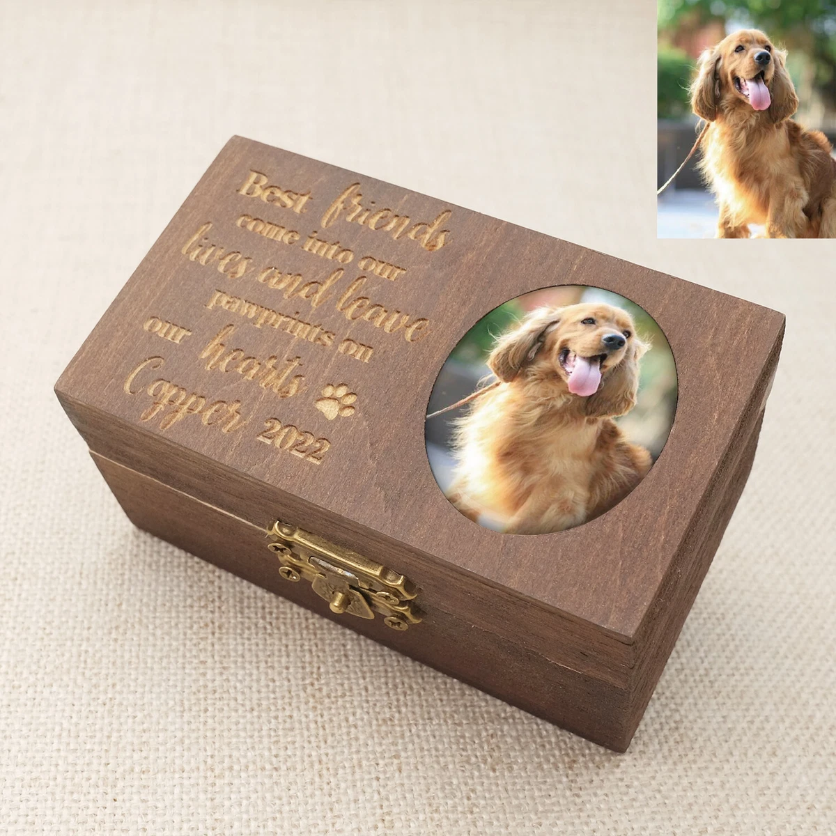 Pet ashes keepsake shop box
