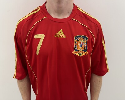 Maillot Football Espagne Euro 2008 David Villa - Vêtements