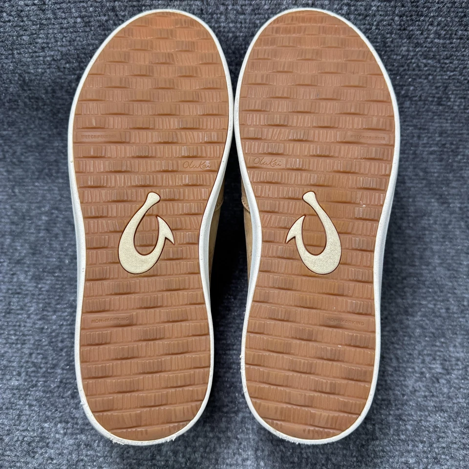 Olukai Boots Womens Size 8 Brown Leather Hawai' iloa Manu Hope Slip On Casual - Image 3 of 4