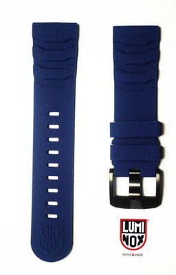 Luminox Men Navy SEAL Serie BLUE Rubber Watch Band Strap 3250 3253 3120 BLACK B.