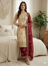 Salwar Kameez Indian Pakistani Dress Wedding Party Wear Bollywood Palazzo Suit