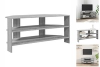 Eckregal Tv-StäNder Medienboard Fernsehschrank Graues Sonoma 102X40,5X45Cm Span