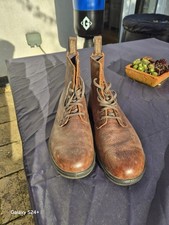 Blundstone Boots Lace Up UK Size 9 Brown