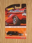 HOT WHEELS REDLINE HERITAGE 13/18 '64 CHEVY NOVA STATION WAGON BLACK MOC