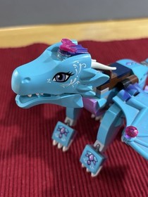 LEGO Elves Blue Water Dragon 4117 The Water Dragon Missing 2 Pieces