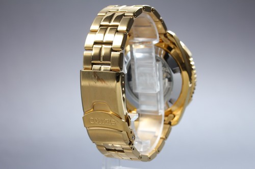 OH Rare [N MINT] SEIKO 4R36-00S0 5 Sports Automatic Gold Day/Date Men's Watch JP - Picture 4 of 10