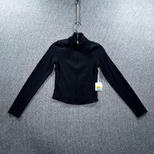 Vuori AllTheFeels Jacket Womens XS Black Full Zip Slim Fit Stretch Athletic