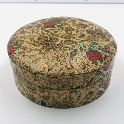 Alfred E Knobler Paper Mache Floral Alcohol Proof Japan Coaster Set Of 10 Vintag