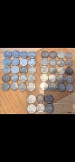 lot de 46 pièces Argent de 10 Francs TURIN . Argent 680 ‰ de 1929 à 1934