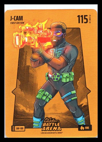 2026 Bo Jackson Battle Arena Orange Battlefoil SP J-Cam Junior Caminero