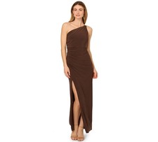 Adrianna Papell Women's One-Shoulder Slim Column Gown NWOT SZ 16
