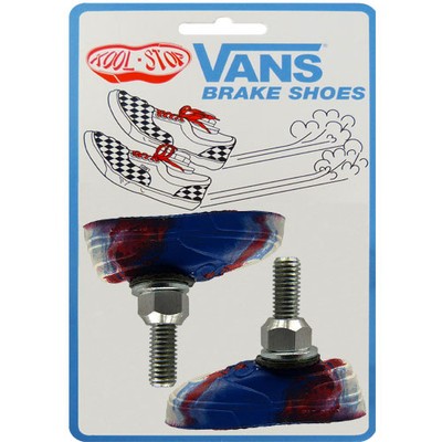 Kool-Stop Bremsschuh T7 Vans BMX V-Brake 46,1mm rot/weiß/blau