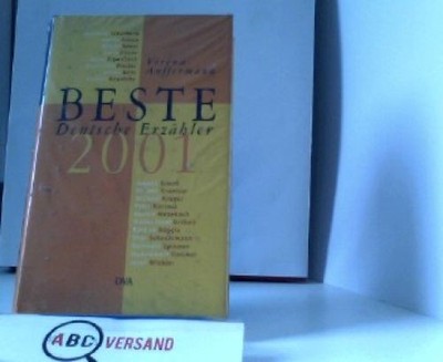 Beste Deutsche Erzähler 2001 Auffermann, Verena: