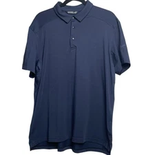 Arc’teryx Chilco 1/4 Snap Polo Shirt Mens Navy Blue Outdoor Golf Preppy Sz Large