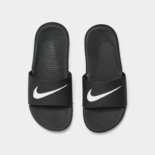 *NEW* Big Kids' NIKE KAWA SLIDES BLACK (819352 001), Sz  6Y