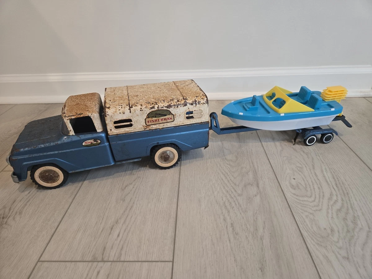 値下げ！激渋ネイビー Tonka Toys ピックアップトラックおまけのケース付 値下げ！激渋ネイビー Tonka Toys ピックアップトラックおまけのケース