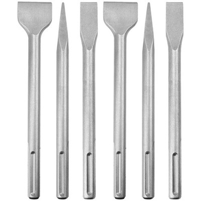 CertBuy 6-Piece SDS Max Concrete Drill Bit Set - Rotary Hammer Bits Large 