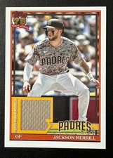 2026 Topps Series 1 - Jackson Merrill RELIC 1991 #91R-JME Padres Throwback