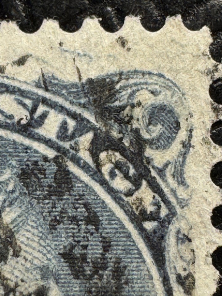 SC#30viii plate crack (pos. 66) 15c grey blue QV Large Queen | eBay