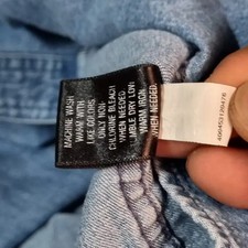 Men's Oversized Denim Shirt XL Vintage Casual Outerwear