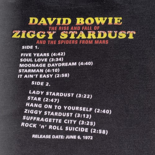 1998 Vintage David Bowie Ziggy Stardust Album Promo T-shirt Large 23x28 - Picture 6 of 6