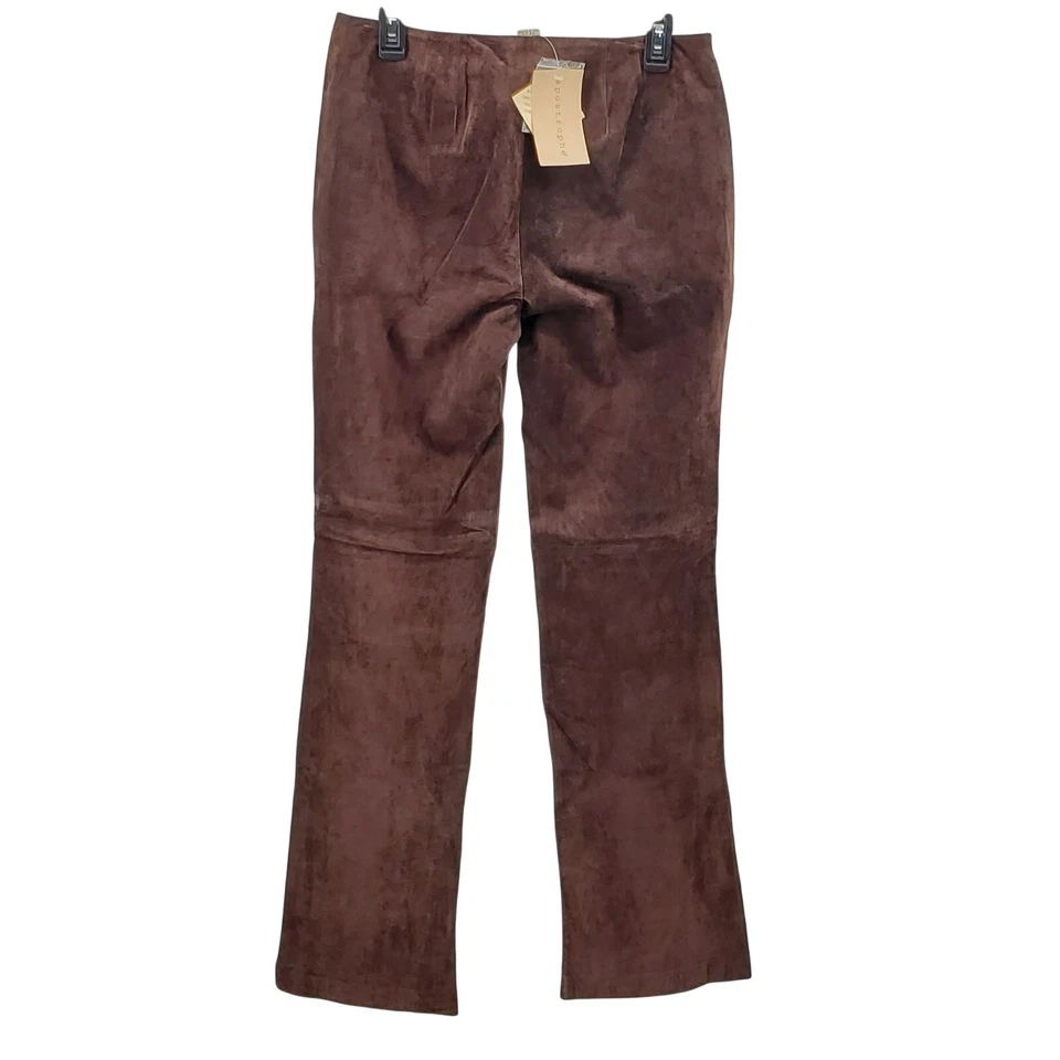 Pantalones para mujer Apostrophe Folk Forest gamuza marrón cacao talla 10 nuevos Foto 2 de 4
