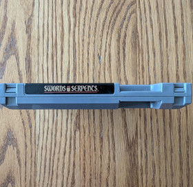 Swords and Serpents NES Nintendo Acclaim Video Game 1990 Authentic Clean Tested