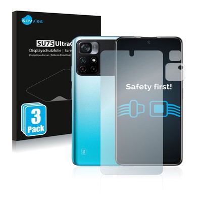 6x Folie für Xiaomi Poco M4 Pro 5G (Display+Kamera) Schutzfolie Displayschutz 