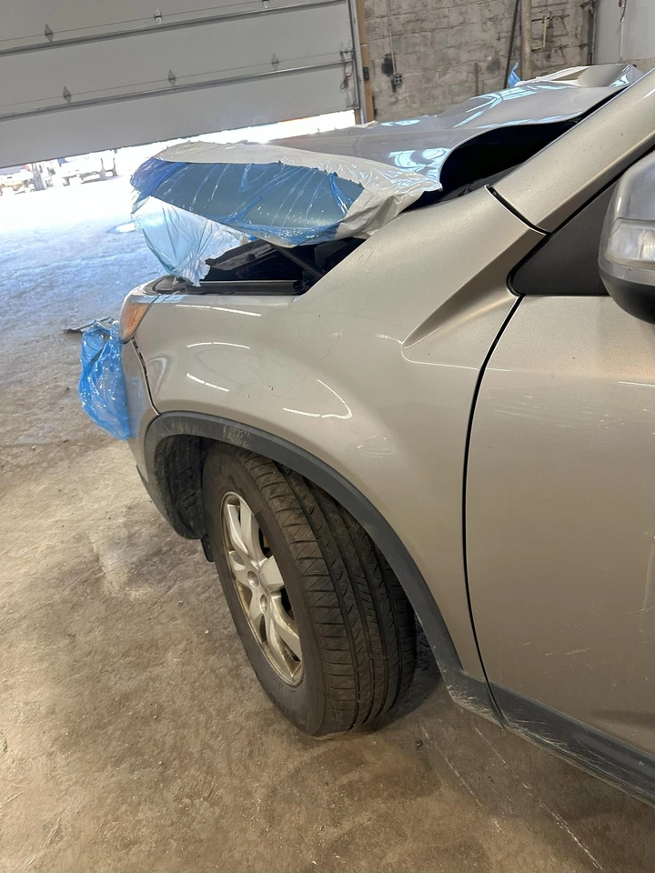 Used Front Left Fender fits: 2012 Kia Sorento L. w/fender flare textured black m - Imagem 3 de 4